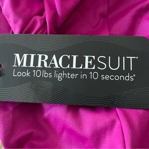 Miraclesuit Raspberry Pink Swimsuit
